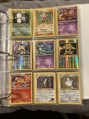 Huge Binder Collection Lot Over 250 Pokemon Cards Mixed WOTC - XY Vintage Holos • $25