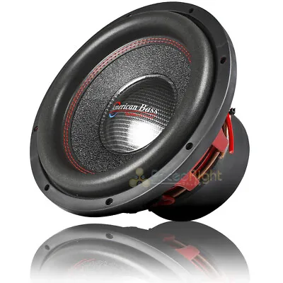 Competition 12  Subwoofer 3000 Watts Max Dual 4 Ohm American Bass Hawk 1244 • $219.95