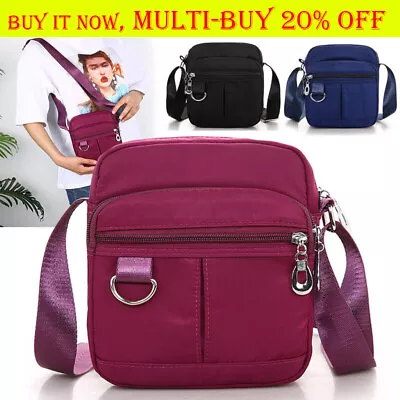 Ladies Messenger Cross Body Bags Women Shoulder Over Holiday Travel Handbag Bag • £8.65