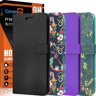 For Google Pixel 6a Leather Pouch Wallet Folio Phone Case Screen Protector Cover • $14.49