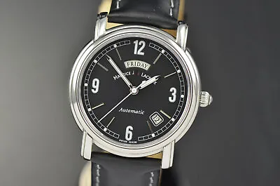 Mens Maurice Lacroix Pontos Classic Automatic Steel Day-Date Watch PT6027 • $1000