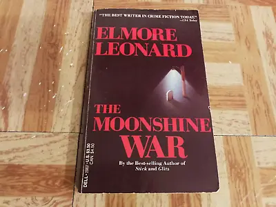 The Moonshine War Elmore Leonard 1985 Paperback Mystery Thriller Novel Dell VTG • $11.50