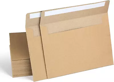 50 Pack Kraft A7 Invitation Envelopes - Brown Kraft 5x7 Inches • $13.99