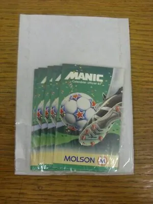 1983 Soccer Fixture List/Card: Montreal Manic - Fold Out Style 8 Pages. Footy P • $4.92