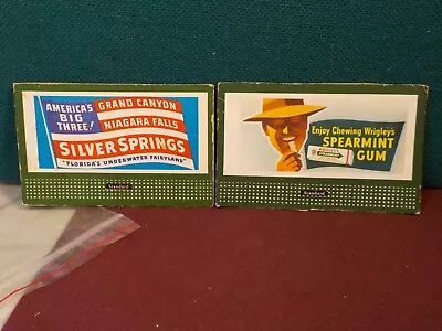 Vintage 1950's Miniatrue Billboards For Lionel 2pc Wrigley's Gum & America Big 3 • $0.99
