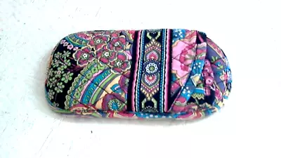 Vera Bradley Quilt Fabric SOFT Glasses Case 6.5  X 3.75  Double Lip Opening EC • $18