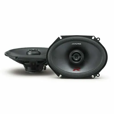 Alpine RS68 8 Inch 2-Way Speaker - R-Series 6 X8  2-way Car Speakers • $160