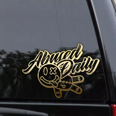 Abused Daily Voodoo Doll Decal Sticker JDM Drift Lowered Off Road Car Window • $8.95