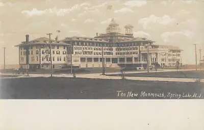 Spring Lake Nj ~ The Monmouth Hotel Real Photo Pc ~ 1903-06 • $19.99