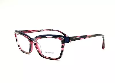 Alain Mikli A02015 Eyeglasses 5053  Black Red Pink Size 53 New • £106.06