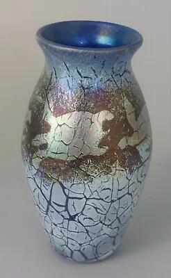 Medium Blue Pompeii Turtle Vase Signed Phoenix • $250