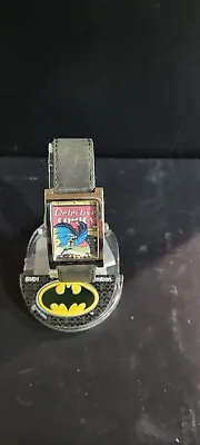 Armitron Batman Watch Square Face Detective Comics Vtg • $40