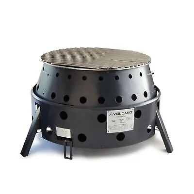 Volcano Grills 3-Fuel Portable Camping Stove/Fire Pit Charcoal Collapses Do... • $256.17