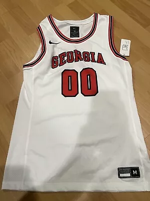 Nike Elite Posterize Georgia Bulldogs Basketball Game Jersey Men's M AV2085 • $21