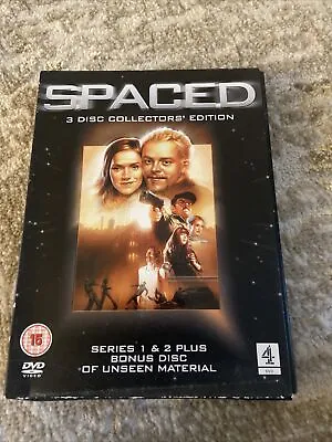 Spaced TV Series 1 & 2 Collectors Edition 3 Disc Boxset Simon Pegg - • £3.49