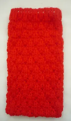  1 X Hand Knitted Mobile Phone Case/Cover/Pouch/Sock Only 99p  Smartphone Size • £0.99