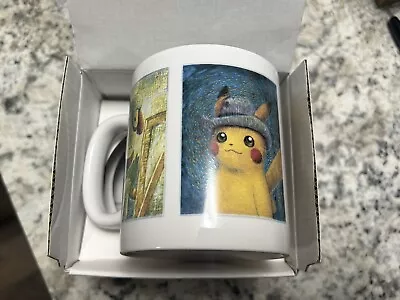 Pokemon Center X Van Gogh Museum Inspired Paintings Pikachu Eevee Coffee Mug • $50