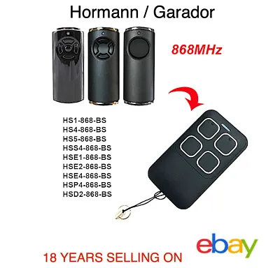 Hormann BiSecur Garage Door Remote Key Fob Hand Set HSE2-868-BS HSE4-868-BS • £17.95