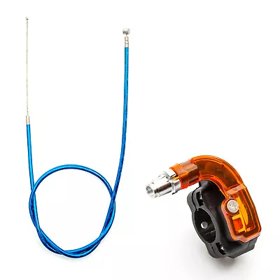 Twist Throttle Restrictable & Throttle Cable 83cm Blue 47cc 49cc Mini Moto Quad • £8.99