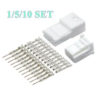 12 Pin/Way TE Multilock 025 Automotive Male Female Connector Plug Socket Kit New • £3.91