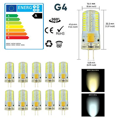 G4 LED 1.5W 3W 5W 7W Capsule Light Bulb True Size Replacement G4 Bulbs AC/DC 12V • £2.99