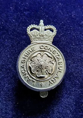 Obsolete Lancashire Constabulary Police Force Chrome Cap Badge British Policing • £10