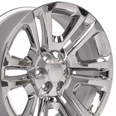 $329.75 • Buy 22  Rim Fits Chevy Sierra Silverado 1500 CV99 Chrome 22x9 CK158 Wheel 4741