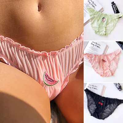 Ladies Womens Ruffle Lace Knickers Briefs G-string Thongs Panties Sexy Underwear • $2.82