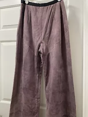 Vintage Mary McFadden Suede Pants Size 8 • $35