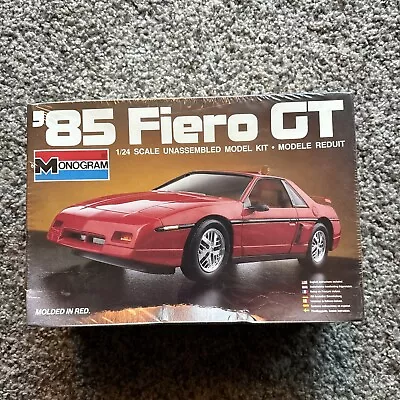 1/24 1985 Pontiac Fiero GT Car Model Kit # 2242 New & Sealed By Monogram • $35