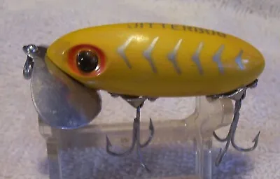 121323 Vintage Arbogast Jitterbug Lure  Approx  2.25   Yellow Lot C • $6.26