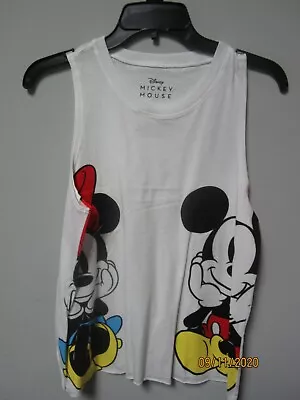 Disney's Mickey & Minnie Women's White Tank Top Size M • $12.99