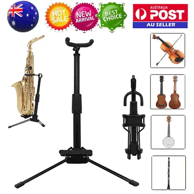 $45.97 • Buy Metal Folding Wind Instrument Stand Saxophone Telescopic Bracket Violin Holder