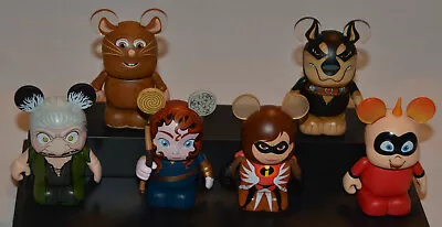 Disney VINYLMATION Pixar 2 Mrs Incredible Jack EMILE Alpha Merida Witch Brave +  • $90