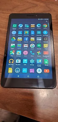 ZTE Trek 2 HD K88 16GB Wi-Fi + 4G LTE GSM AT&T 8in Black Android Smart Tablet • $50