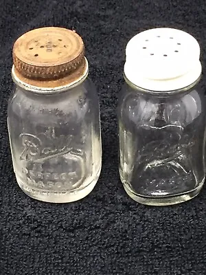 Vintage Ball Mason Jar Salt Pepper Shakers • $16