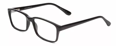 Gotham Premium Flex 42 Mens Square Designer Reading Glasses In Gloss Black 56 Mm • $79.95