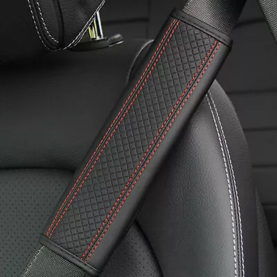 £5.39 • Buy 1pc Car Safety Seat Belt Shoulder Pad Cover Cushion Harness Fiber Leather Guard
