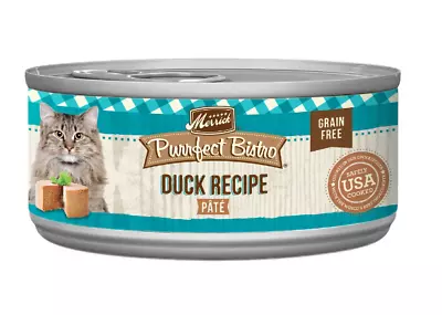 Merrick Purrfect Bistro Grain Free Premium Soft Canned Wet Cat Food (24) 5.5 Oz • $35.71