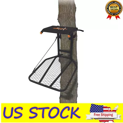 Hang-On Treestand Flex-Tek Seat Wide Platform W/ 4pt Full-Body Safety Harness US • $67.99