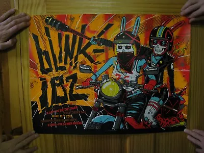 $299.99 • Buy Blink-182 Poster Blink 182 Blink182 Mad Max Rabbits Concert June 13 2017 Germany