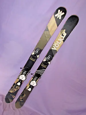 Volkl Gotama Jr Kid's All Mountain Skis 128cm With Salomon  L7 Youth Bindings ~~ • $126