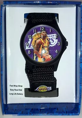 KOBE BRYANT L.A. Lakers NBA GAME TIME Wristwatch NEW OLD STOCK NEEDS BATTERY  • $17.95