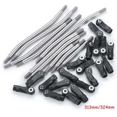 313/324MM Wheelbase Aluminum Alloy Link Rod End Kit For 1/10 TRX4 RC Crawler Car • $18.77