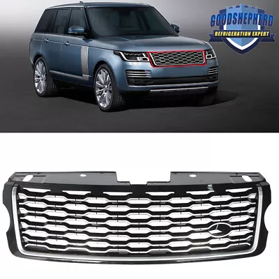 Black Chrome Grill For 2014-2017 Range Rover 3.0L/5.0L Front Bumper Upper Grille • $85.49