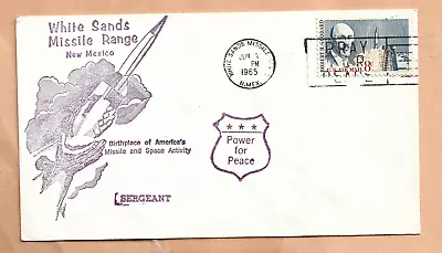 Sergeant Launch Jun 71965 White Sands Missile Range  Space Cover  Nasa • $4