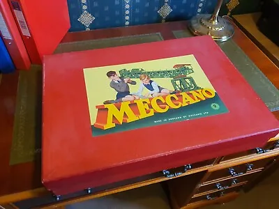 £450 • Buy Meccano Outfit No. 9.  1950's Medium Red/Green, Boxed.