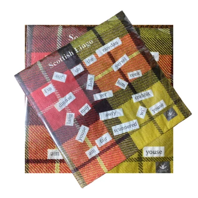 £4.99 • Buy Scottish Napkins- Scottish Lingo Words