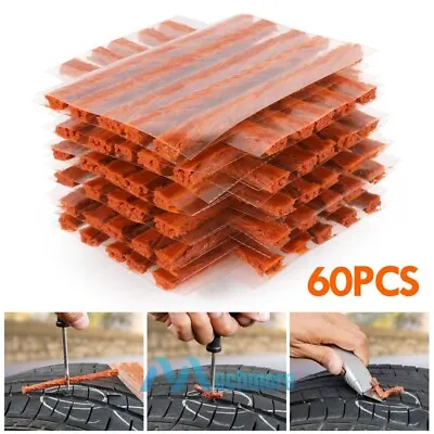 60pcs Tire Repair Kit DIY Flat Tire Repair Car Truck Motorcycle Home Plug Patch • $10.75