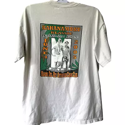Vintage Outrigger Canoe Club T Shirt Men's Beefy 2005 Kahanamoku Klassic Large • $24